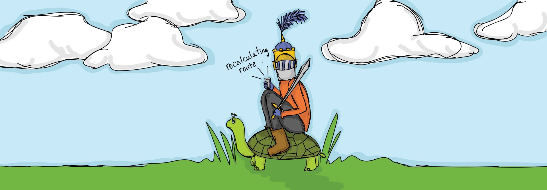 My Turtle-Mounted, Map-Deprived Prince Charming